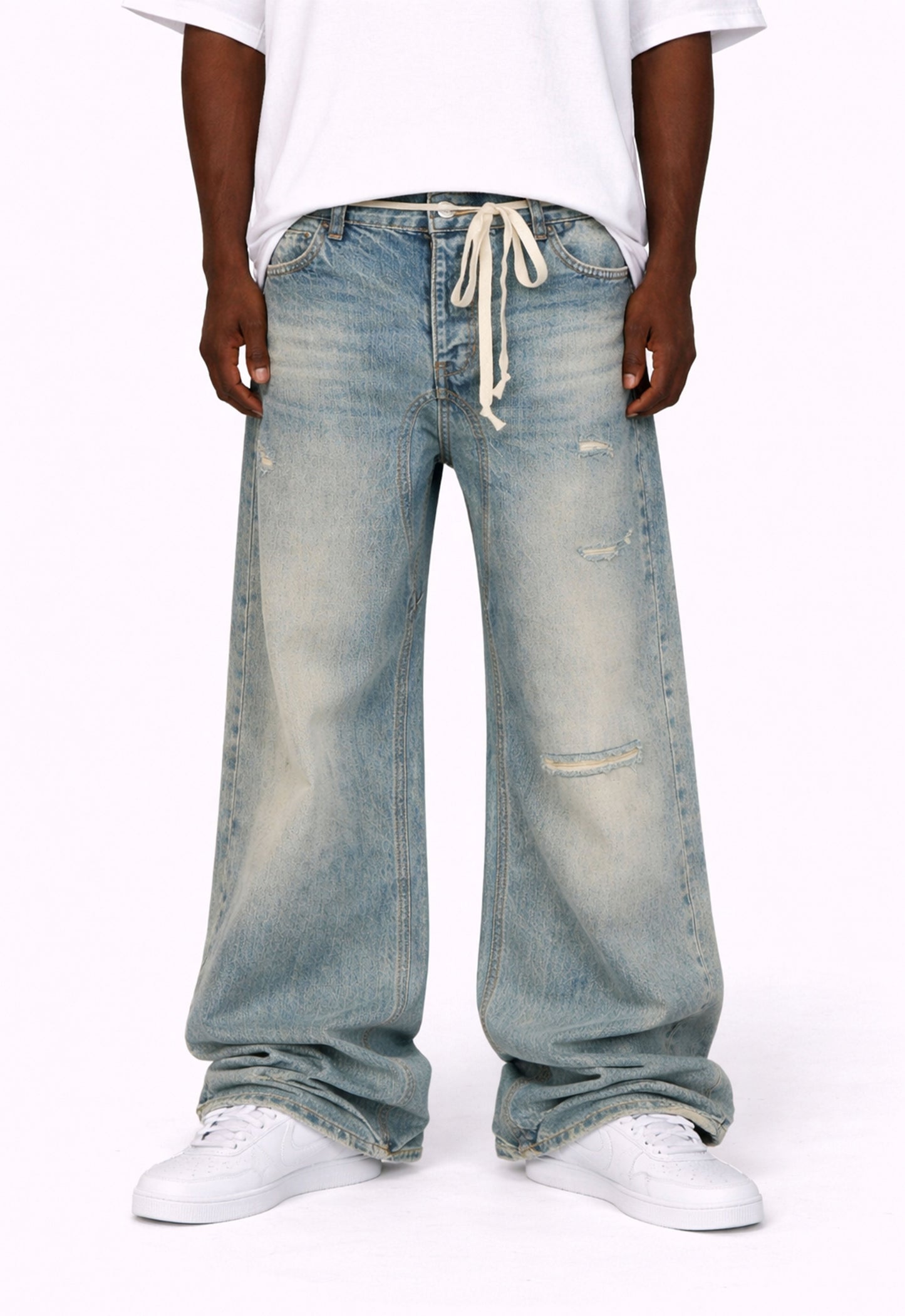 LACE DENIM
